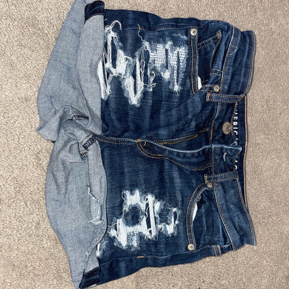 american eagle jean shorts